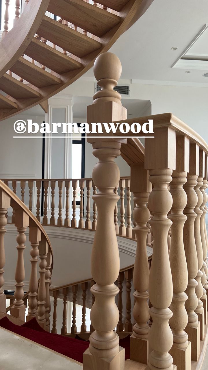 Natural Materials Spiral Staircase Interior Design